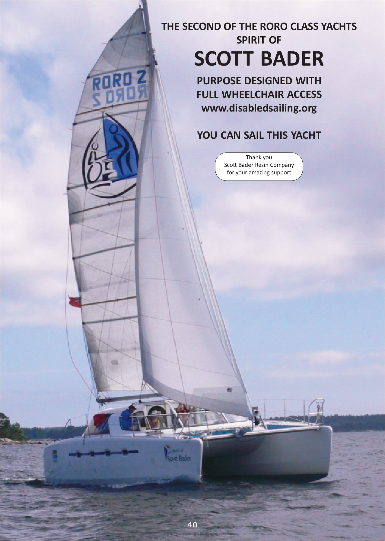 disabled sailing wheelchair accessible yacht