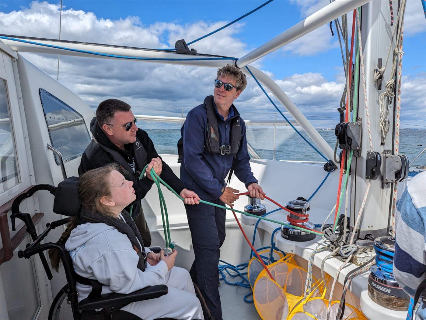 A DSA crew sailing together
