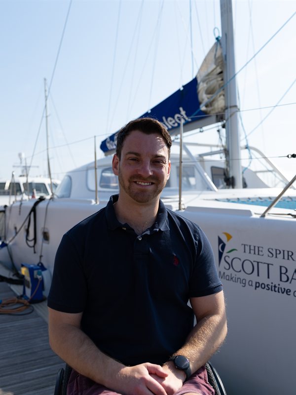 Dale Muffett, Chief Executive of the Disabled Sailors Association