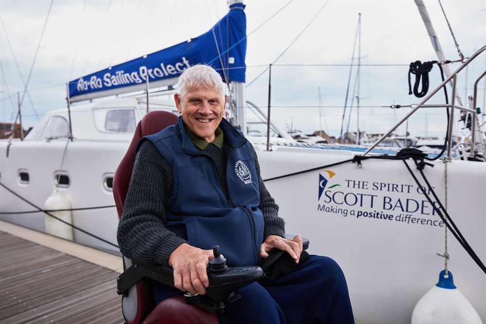 Mike Wood MBE, Founder and Chairman of the Disabled Sailors Association